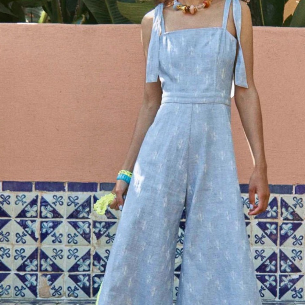 Brand new, never worn! Hunter Bell blue jumpsuit size 4